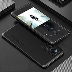 Coque Luxe Aluminum Metal Housse Etui 360 Degres pour Xiaomi Mi 12 Pro 5G Noir