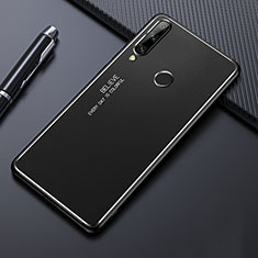 Coque Luxe Aluminum Metal Housse Etui M01 pour Huawei Enjoy 10 Plus Noir