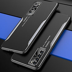 Coque Luxe Aluminum Metal Housse Etui M01 pour Huawei Nova 7 5G Argent