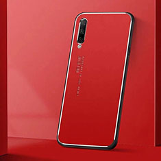 Coque Luxe Aluminum Metal Housse Etui M01 pour Huawei Y9s Rouge