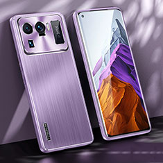 Coque Luxe Aluminum Metal Housse Etui M01 pour Xiaomi Mi 11 Ultra 5G Violet