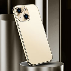 Coque Luxe Aluminum Metal Housse Etui M02 pour Apple iPhone 13 Or