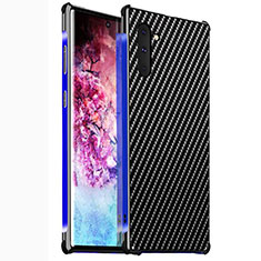 Coque Luxe Aluminum Metal Housse Etui M02 pour Samsung Galaxy Note 10 Bleu