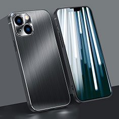 Coque Luxe Aluminum Metal Housse Etui M09 pour Apple iPhone 14 Plus Noir