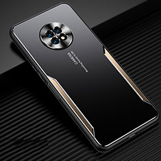 Coque Luxe Aluminum Metal Housse Etui pour Huawei Enjoy 20 Plus 5G Or