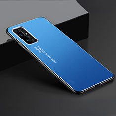 Coque Luxe Aluminum Metal Housse Etui pour Huawei Honor 30 Bleu