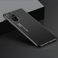 Coque Luxe Aluminum Metal Housse Etui pour Huawei Honor 30S Noir
