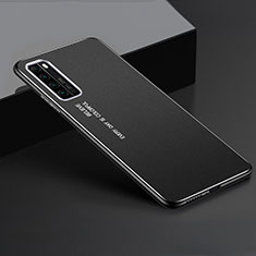 Coque Luxe Aluminum Metal Housse Etui pour Huawei Nova 7 5G Noir