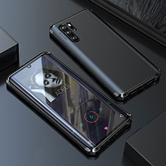 Coque Luxe Aluminum Metal Housse Etui pour Huawei P30 Pro New Edition Noir