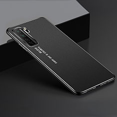 Coque Luxe Aluminum Metal Housse Etui pour Huawei P40 Lite 5G Noir