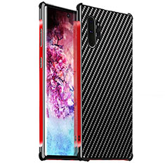 Coque Luxe Aluminum Metal Housse Etui pour Samsung Galaxy Note 10 Plus 5G Rouge