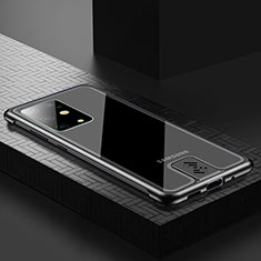 Coque Luxe Aluminum Metal Housse Etui pour Samsung Galaxy S20 Plus 5G Noir
