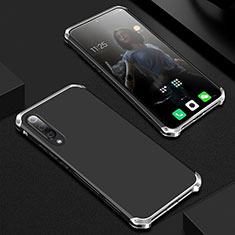 Coque Luxe Aluminum Metal Housse Etui pour Xiaomi Mi 9 Pro 5G Argent et Noir