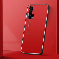 Coque Luxe Aluminum Metal Housse Etui T01 pour Huawei Honor 20 Pro Rouge