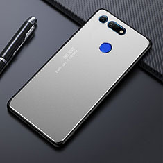 Coque Luxe Aluminum Metal Housse Etui T01 pour Huawei Honor View 20 Argent