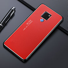 Coque Luxe Aluminum Metal Housse Etui T01 pour Huawei Mate 20 Rouge