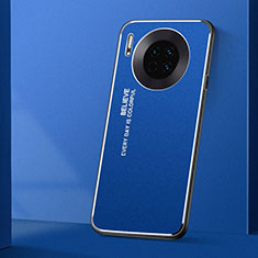 Coque Luxe Aluminum Metal Housse Etui T01 pour Huawei Mate 30 Bleu