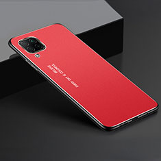 Coque Luxe Aluminum Metal Housse Etui T01 pour Huawei Nova 6 SE Rouge