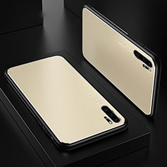Coque Luxe Aluminum Metal Housse Etui T01 pour Huawei P30 Pro Or