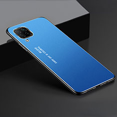 Coque Luxe Aluminum Metal Housse Etui T01 pour Huawei P40 Lite Bleu