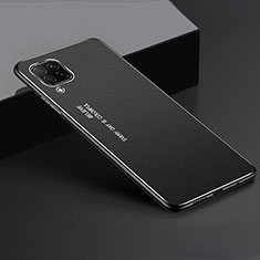 Coque Luxe Aluminum Metal Housse Etui T01 pour Huawei P40 Lite Noir