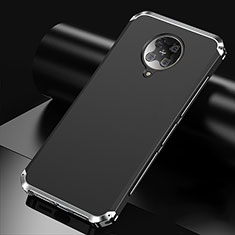 Coque Luxe Aluminum Metal Housse Etui T01 pour Xiaomi Redmi K30 Pro 5G Argent