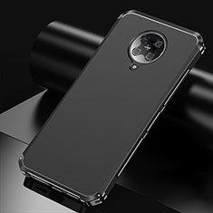 Coque Luxe Aluminum Metal Housse Etui T01 pour Xiaomi Redmi K30 Pro 5G Noir