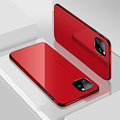 Coque Luxe Aluminum Metal Housse Etui T02 pour Apple iPhone 11 Pro Max Rouge