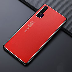 Coque Luxe Aluminum Metal Housse Etui T02 pour Huawei Honor 20 Pro Rouge