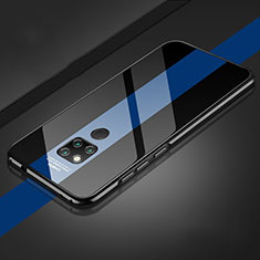 Coque Luxe Aluminum Metal Housse Etui T02 pour Huawei Mate 20 X 5G Bleu