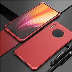 Coque Luxe Aluminum Metal Housse Etui T02 pour Huawei Mate 30 5G Rouge