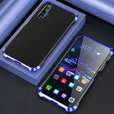 Coque Luxe Aluminum Metal Housse Etui T03 pour Huawei Honor 20S Bleu