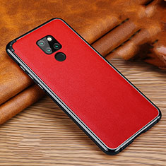 Coque Luxe Aluminum Metal Housse Etui T03 pour Huawei Mate 20 Rouge
