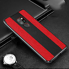Coque Luxe Aluminum Metal Housse Etui T03 pour Huawei Mate 20 X 5G Rouge