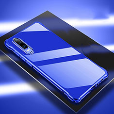 Coque Luxe Aluminum Metal Housse Etui T03 pour Huawei P30 Bleu