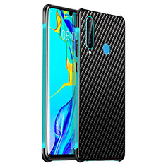 Coque Luxe Aluminum Metal Housse Etui T03 pour Huawei P30 Lite New Edition Cyan
