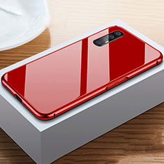 Coque Luxe Aluminum Metal Housse Etui T03 pour Oppo Find X2 Neo Rouge