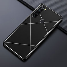 Coque Luxe Aluminum Metal Housse Etui T03 pour Xiaomi Redmi Note 8 Noir