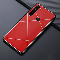 Coque Luxe Aluminum Metal Housse Etui T03 pour Xiaomi Redmi Note 8 Rouge