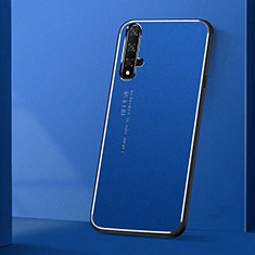 Coque Luxe Aluminum Metal Housse Etui T04 pour Huawei Honor 20S Bleu