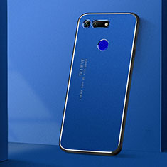 Coque Luxe Aluminum Metal Housse Etui T04 pour Huawei Honor V20 Bleu