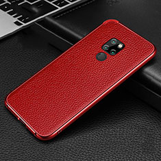 Coque Luxe Aluminum Metal Housse Etui T04 pour Huawei Mate 20 Rouge