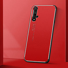 Coque Luxe Aluminum Metal Housse Etui T04 pour Huawei Nova 5T Rouge