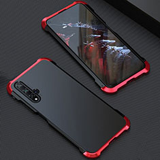 Coque Luxe Aluminum Metal Housse Etui T05 pour Huawei Honor 20 Rouge