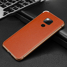 Coque Luxe Aluminum Metal Housse Etui T08 pour Huawei Mate 20 X 5G Orange