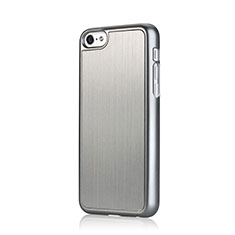 Coque Luxe Aluminum Metal pour Apple iPhone 5C Argent