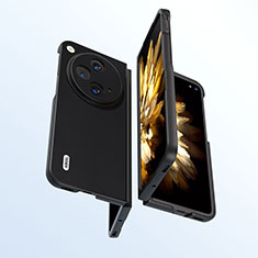 Coque Luxe Cuir et Plastique Housse Etui Mat BH3 pour OnePlus Open 5G Noir
