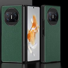 Coque Luxe Cuir et Plastique Housse Etui Mat BH5 pour Huawei Mate X3 Vert