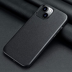 Coque Luxe Cuir Housse Etui A09 pour Apple iPhone 13 Mini Noir