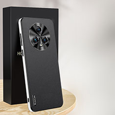 Coque Luxe Cuir Housse Etui AT1 pour Huawei Honor Magic5 5G Noir